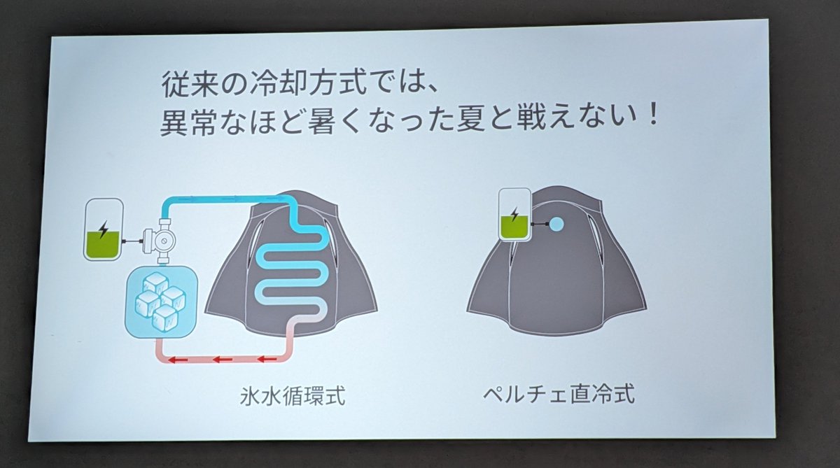 nonNoise's tweet photo. 最高すぎる。面積増えたのがかなり良い。
十分冷えるし実用レベル。これ着て仕事仕事すると脳が喜ぶレベル。一般市場でも安心な製品。コレは本当に凄いよ、オススメ。買っちゃうよ https://t.co/ZKmFyRb2vg