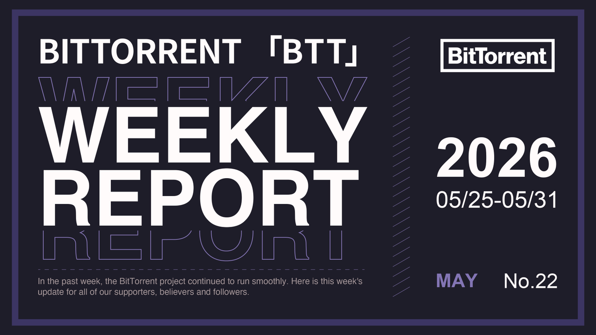 BitTorrent's tweet photo. 📢 LAST WEEK IN #BitTorrent
✅ @BitkubOfficial has listed $BTT and launched the $BTT/THB trading pair
✅ $BTT Deposit &amp; Spot Trading Challenge is currently live on @BitTapGlobal
✅ BitTorrent client installations have reached 579,715,879.

🖱️Learn more: https://t.co/MjaMJgomvf https://t.co/sMWVpEmJ3i