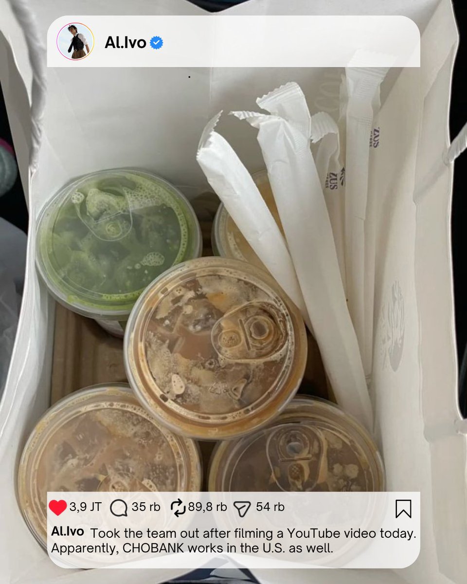 ChaNuEun's tweet photo. ᅠ

𝗔𝗹.𝗜𝘃𝗼
𝘑𝘶𝘴𝘵 𝘱𝘰𝘴𝘵𝘦𝘥 𝘰𝘯 𝘐𝘯𝘴𝘵𝘢𝘨𝘳𝘢𝘮

ᅠᅠᅠᅠᅠᅠᅠᅠᅠᅠᅠᅠᅠᅠᅠᅠᅠ🅾 𝐈𝐧𝐬𝐭𝐚𝐠𝐫𝐚𝐦

ᅠ https://t.co/2DbgdOgm70