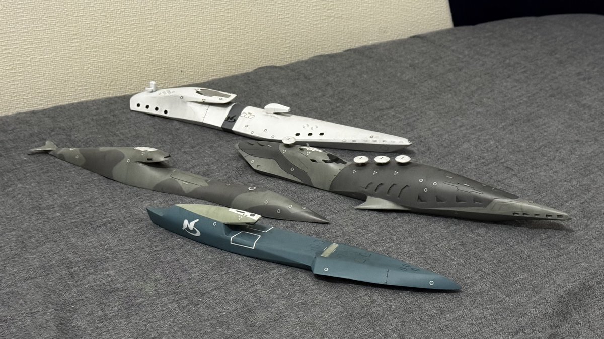 He10012's tweet photo. @eichinakano こちらはエースコンバット3エレクトロスフィアというゲームに登場する敵の軍艦ですね。これ以外にもいろんなタイプがいます。 https://t.co/DyecDZBjLY