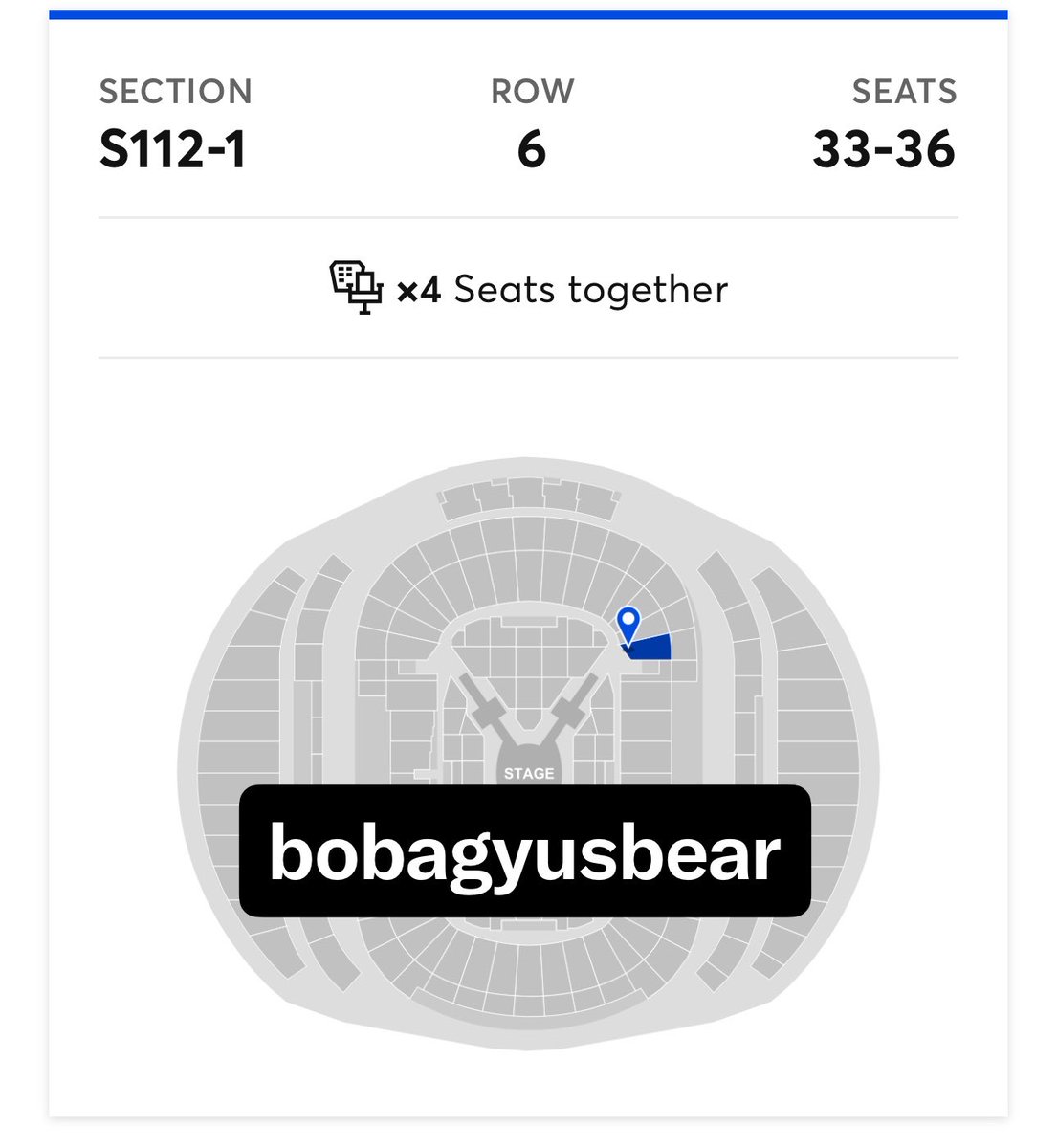 bobagyusbear's tweet photo. 4 BTS SYDNEY DAY 2 CONCERT TICKETS ORIGINAL PRICE

312.75 AUD/ticket

DM FOR MORE INFORMATION
#BTS_ARIRANG #SYDNEY #RESELL https://t.co/NhKhlLNtIg