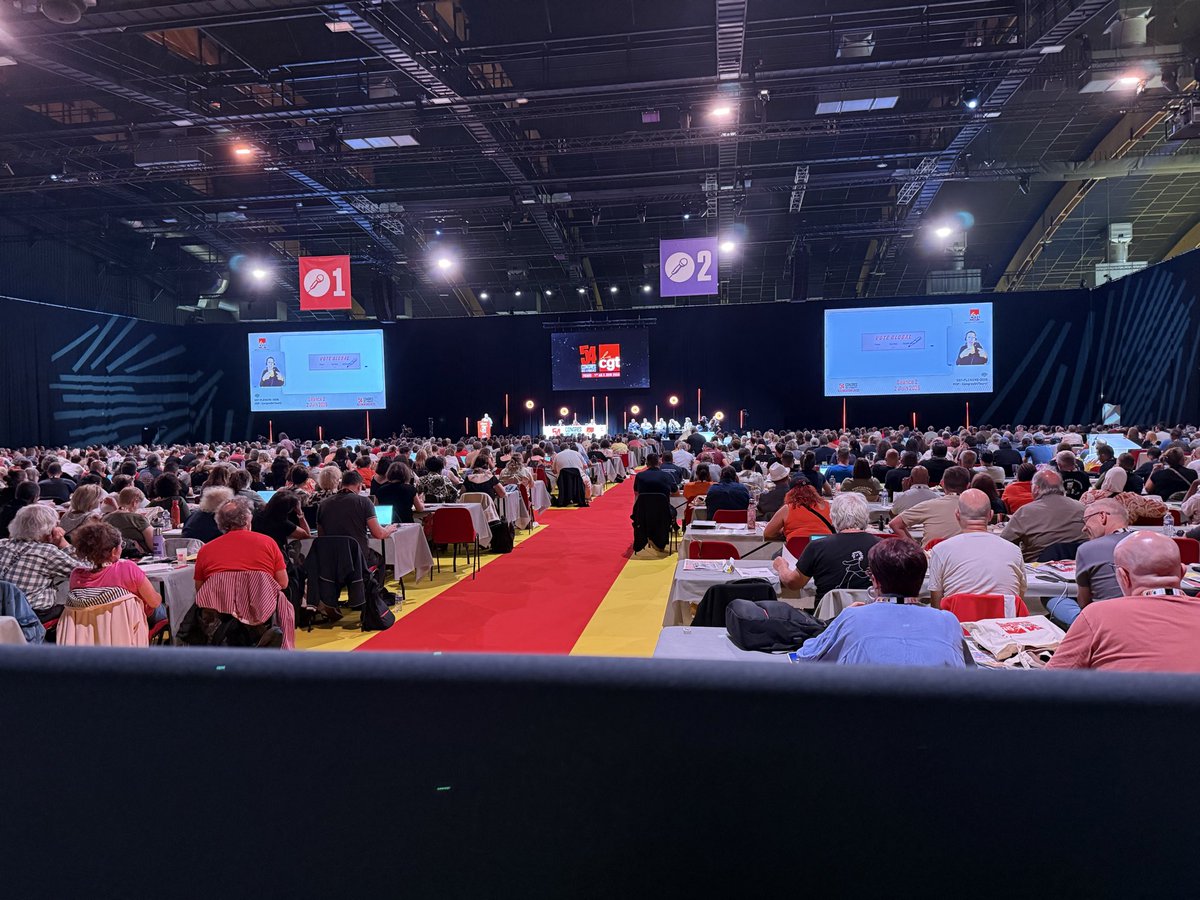 LaurentEscure's tweet photo. Au congrès des camarades de  la @lacgtcommunique pour représenter et apporter les salutations fraternelles de l’@UNSA_officiel https://t.co/fUgDVE00NH