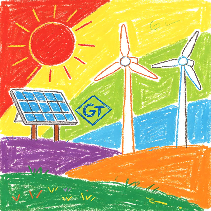 Genertec_Global's tweet photo. Through the eyes of our employees' children, Genertec's global work takes on a whole new meaning.

Their drawings of wind farms, solar projects, and global infrastructure revealed a shared dream: a future powered by clean energy, connected by bridges and ships, and illuminated by technology.

Take a look at their inspiring artwork!