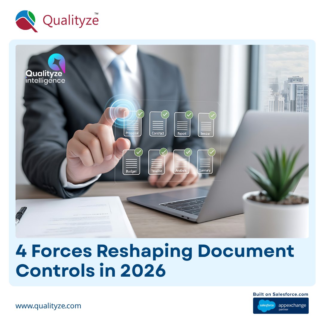 qualityze's tweet photo. @LNSResearch identifies four forces shaping EQMS: modularity, flexibility, AI analytics, and delivered quality.  

Qualityze applies this to Document Management, moving beyond simple storage to a dynamic control engine for your quality lifecycle.  

#QualityManagement #QMS #AI https://t.co/O78Yf20G1Y