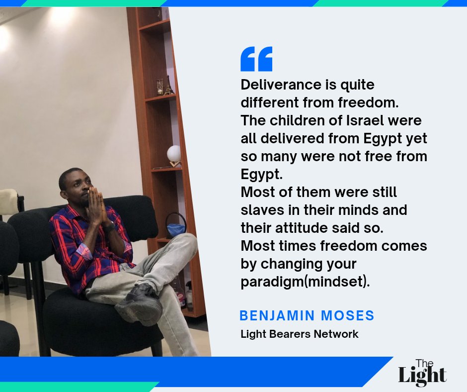 Princebenny92's tweet photo. You can be offered deliverance like the Israelites from Egypt yet you are not still free from https://t.co/SHrvKi0h5M must take deliberate effort to remove the philosophies and ideologies of your former masters to gain true freedom.

#freedom 
#light 
#enlightenment 
#followers https://t.co/v4l6cJtFIB