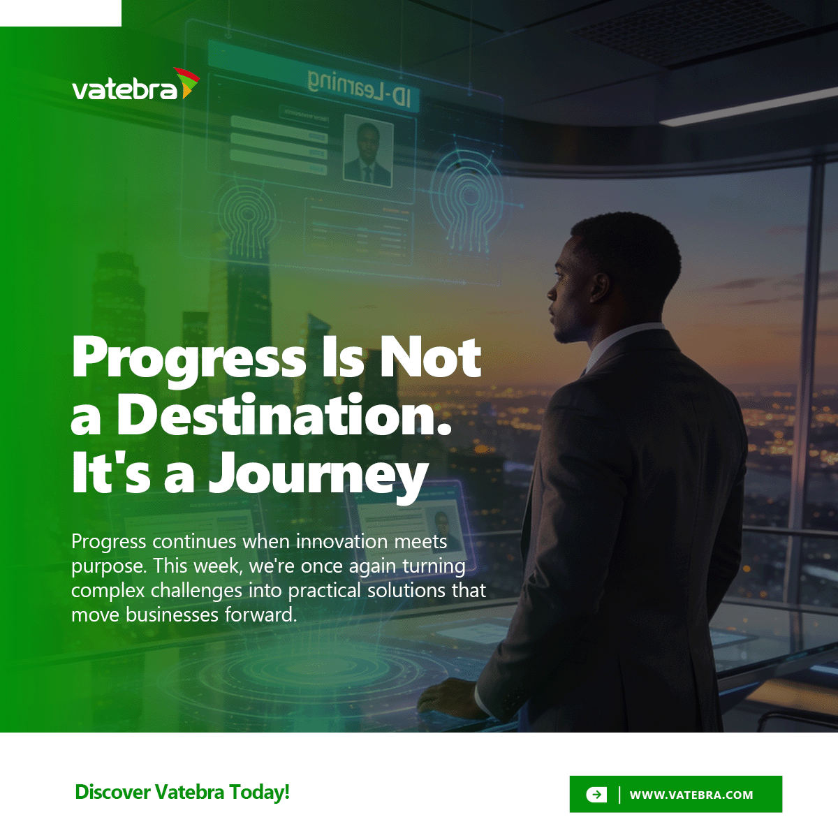 vatebra's tweet photo. Progress continues when innovation meets purpose. This week, we're once again turning complex challenges into practical solutions that move businesses forward. https://t.co/iVjHD99xah