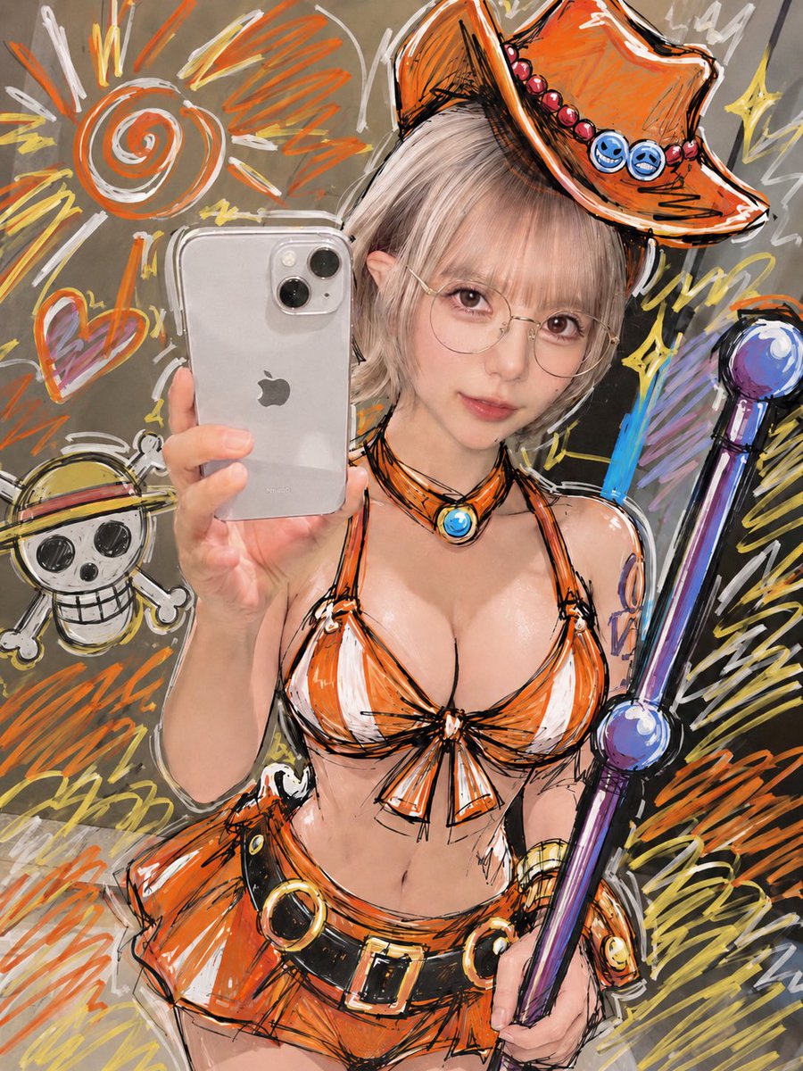 Nenne1001's tweet photo. もし本当にこの格好で現れたら
どうする？🧡 https://t.co/N3RqoYM9yU