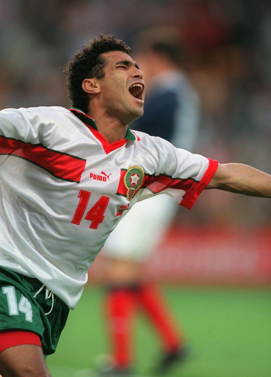 Rgreenthoughts's tweet photo. Salaheddine Bassir.
#FIFA World Cup France 1998 🇫🇷.
#WorldCup #Morocco https://t.co/o1BrZpXHrt