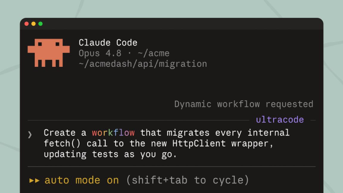 ClaudeCode_UT's tweet photo. 【最新】
Claude Code が1プロンプトでAIワークフロー全体を構築するようになった😱

Claude Code を使っている人、これ知ってた👇
https://t.co/YNWRADr9dF

できること：
・指示1つでツール構成から接続まで自動設計
・複数エージェントが連携する構成を一度で生成
・何を作りたいかを伝えるだけで、全体設計の提案が出てくる

起動のトリガーは「WORKFLOW」の1語だけ。

ワークフロー設計で止まっていた人には、入り口が一気に下がった。