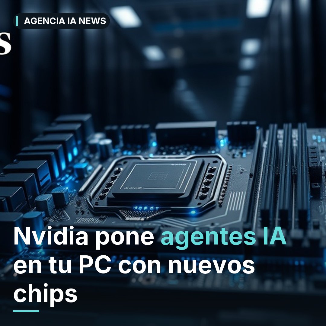 IaNumro's tweet photo. Nvidia lanza chips RTX Spark con Microsoft para agentes IA directos en PC. Vera, CPU para agentes, es 1.8x más rápida. Robots con Cosmos 3 planifican. Nemotron 3 Ultra
#IA #Tecnologia https://t.co/23W1NKtUmC