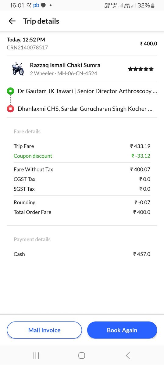 aniketLM10's tweet photo. @porterit_ your executives are useless.. misguiding me along with the partner.. #chor https://t.co/rAJ3Fj3Kox