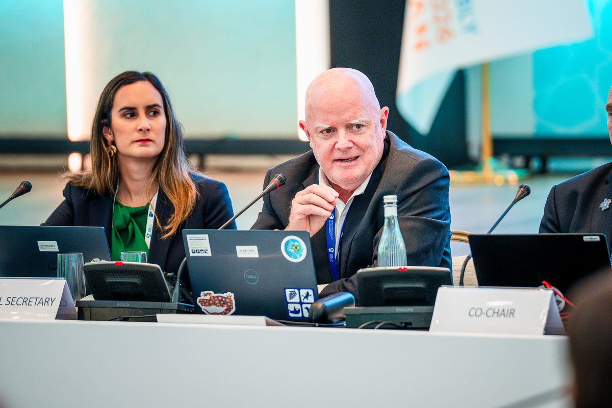 IISD_ENB's tweet photo. “We need everyone onboard to tackle #biodiversity loss.” Opening the 6th Council meeting of the #GBFF, GEF CEO Claude Gascon stressed that the Fund has received since its launch in August 2023, over USD 386 million in contributions from 12 governments. #GEFassembly2026 https://t.co/eysCUiJUXF