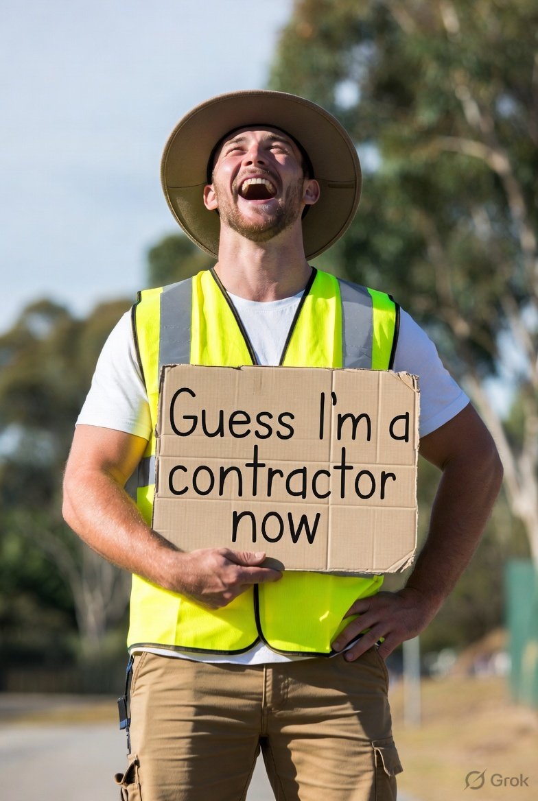 digital_tickets's tweet photo. @JasonClareMP guess we're making people redundant... then hiring contractors and AI...

yeah huge pay increase when you are ALREADY have RAPED and BASHED small business to death

Time to gut the Trades hall and start again https://t.co/YNhVGDGVBe