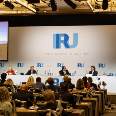 the_IRU's tweet photo. Two eventful days in Geneva saw IRU members elect a new Secretary General, adopt a new fuel crisis mechanism and a new Charter for Women in Road Transport, among a host of other key discussions and decisions.

Read more and view all photos ➡️ https://t.co/ps8oJVxQzV https://t.co/GzAceEajf8
