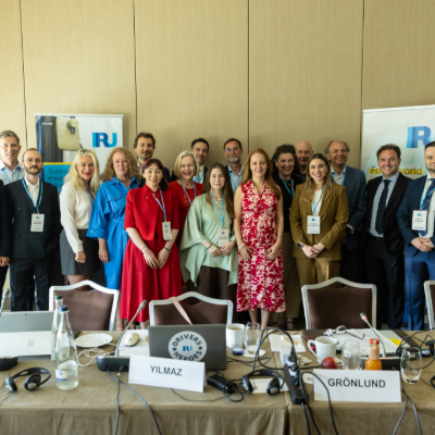 the_IRU's tweet photo. Two eventful days in Geneva saw IRU members elect a new Secretary General, adopt a new fuel crisis mechanism and a new Charter for Women in Road Transport, among a host of other key discussions and decisions.

Read more and view all photos ➡️ https://t.co/ps8oJVxQzV https://t.co/GzAceEajf8