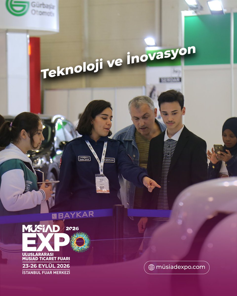 MUSIADEXPO's tweet photo. 🌍 NEDEN ZİYARETÇİ OLMALISINIZ?

Küresel iş dünyasına erişim, forum ve panel oturumları, teknoloji ve inovasyon trendleri, uluslararası networking fırsatları ve yeni pazarlar...

🗓 23–26 Eylül 2026
📍 İstanbul Fuar Merkezi
#MUSIADEXPO2026 #KüreselTicaretBurada https://t.co/noWJbFutQ7