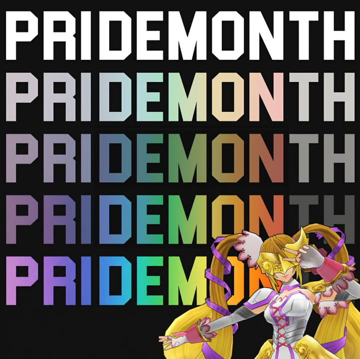 DigitalHazard's tweet photo. I've always thought it was interesting that LovelyAngemon wasn't called LovelyAngewomon, then it clicked! And now that's my headcanon!

Happy Pride! https://t.co/SGg3aNSLaQ