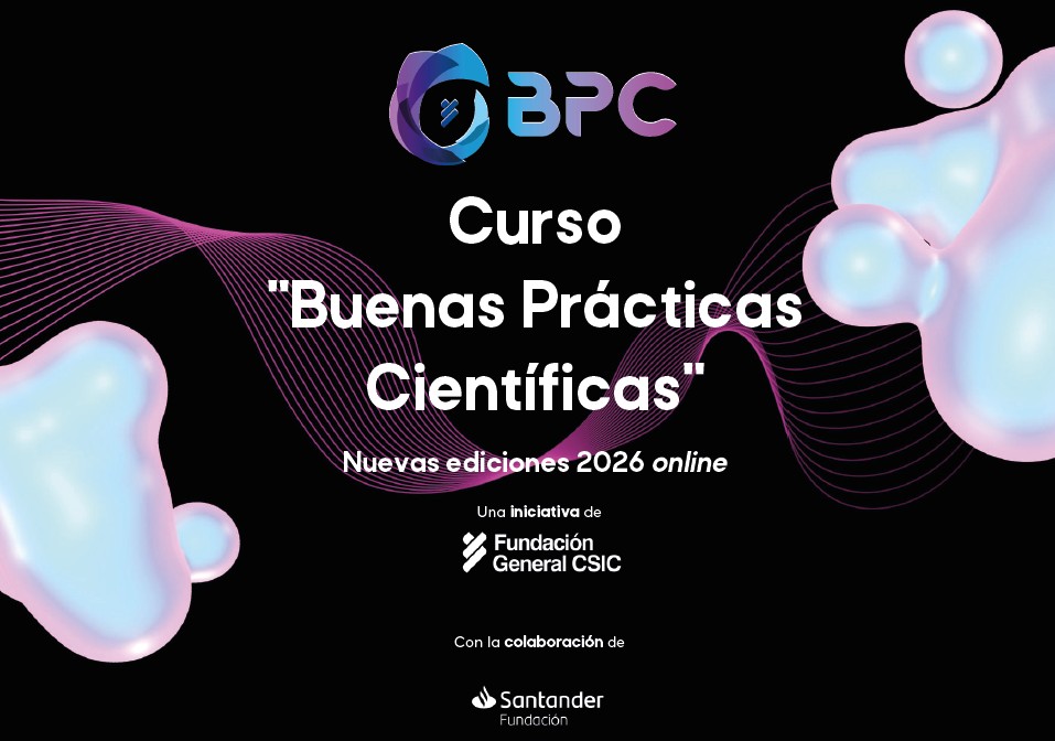 FGCSIC's tweet photo. 🎯 Formación en integridad, ética y rigor en investigación.
 
La @FGCSIC abre la convocatoria para las ediciones XXIX y XXX del curso "Buenas prácticas científicas" #CBPC, dirigido a jóvenes investigadores.
 
 📈Más de 3.690 solicitudes desde 2018 y 917 certificados expedidos
 
 🗓️Preinscripción abierta del 2 de junio al 2 de julio de 2026
 
 📍Organizan: Fundación General CSIC @FGCSIC y Santander Fundación @SantanderFund 
 
 🔗Más información e inscripciones: https://t.co/Ryd1iaX6Op