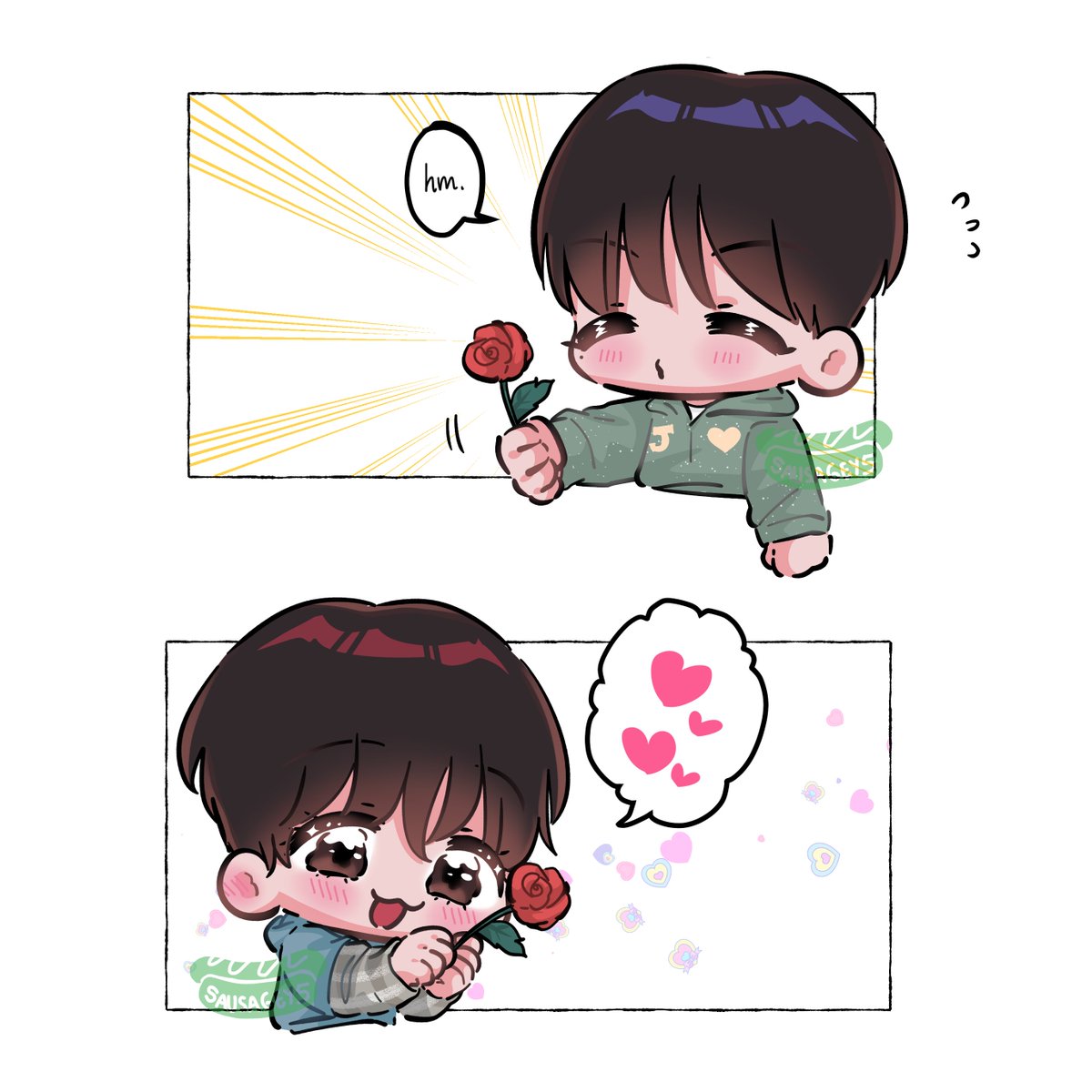 sausagey5's tweet photo. for u
#nomin #nominfanart #jenjaem #jenjaemfanart https://t.co/vX0X0T8XhM
