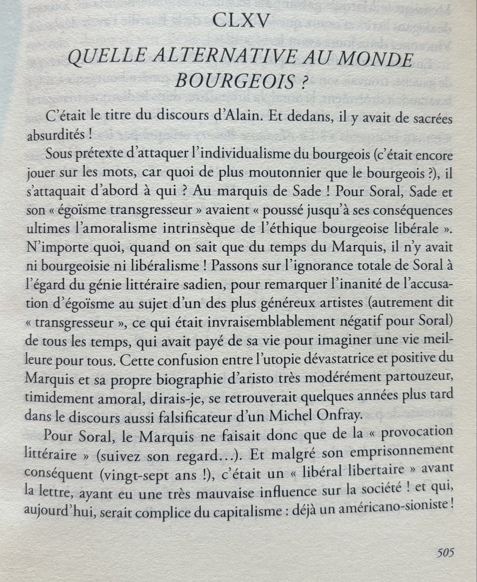 MaxGratpanche's tweet photo. Du Régal (1985) au dernier numéro de "Nabe’s News" (2025), en passant par les Porcs 1 (2017), @marcedouardnabe a toujours rétabli la vérité sur l’œuvre et la vie du Marquis de Sade, à rebours des inepties de Michel Onfray.

https://t.co/Z2QiyYAfYb
https://t.co/YxWbONqznQ https://t.co/yXTbLXz0hh