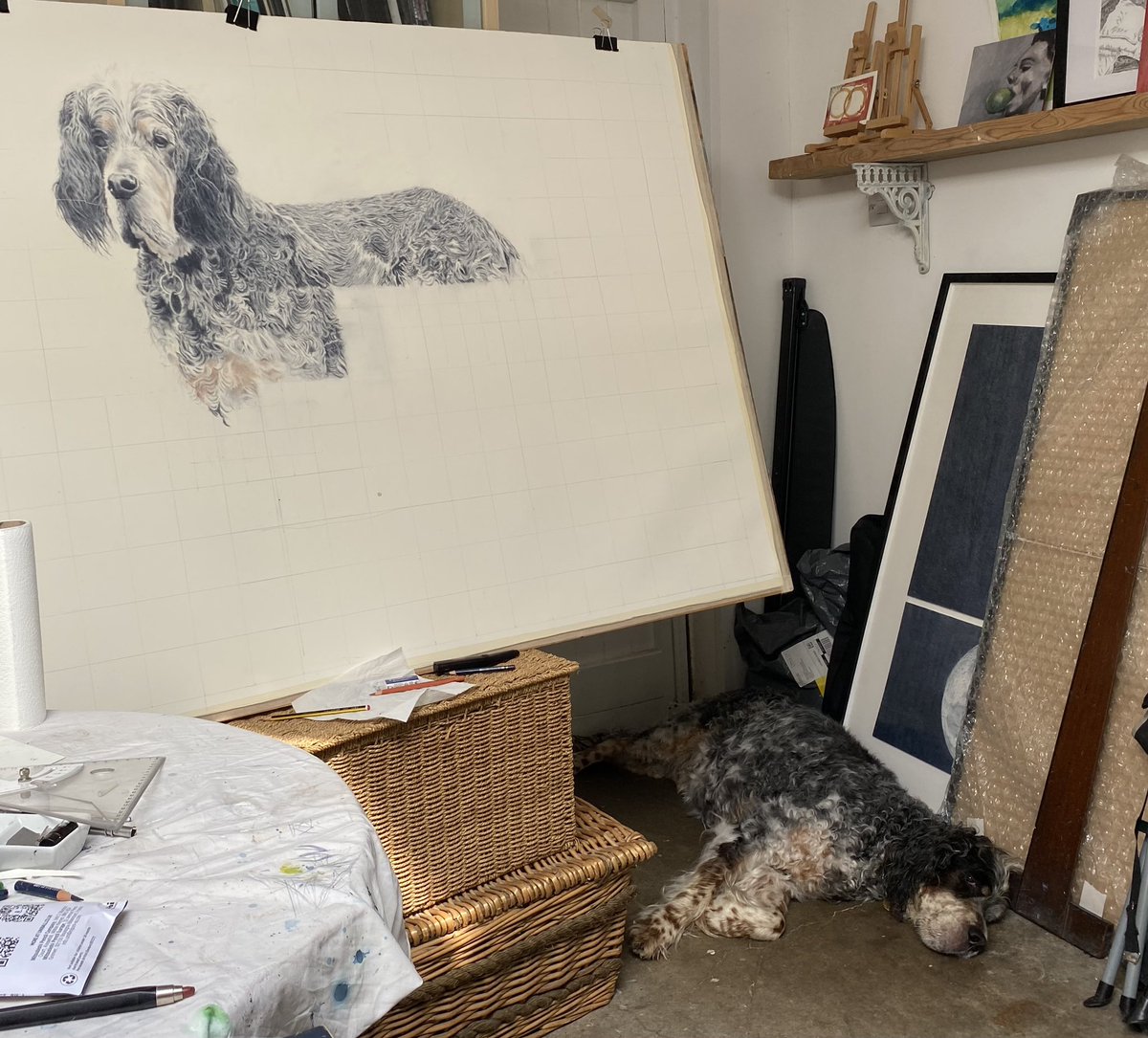 IsaacsEd's tweet photo. Artist’s model having a rest https://t.co/v25EC8PrKN