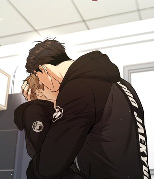 Jaedan4ever's tweet photo. AHHH THE SEQUENCE. THE WAY HE HUGGED DAN AS HE CAME OUT. GOSH THEY'VE GOTTEN MUSHY NOW. JAEKYUNG ISN'T SHY EITHER. THEY ARE HUSBANDS 😔💝 #jinxmanhwa #kimdan #jaekyung https://t.co/cl9JeZST9o