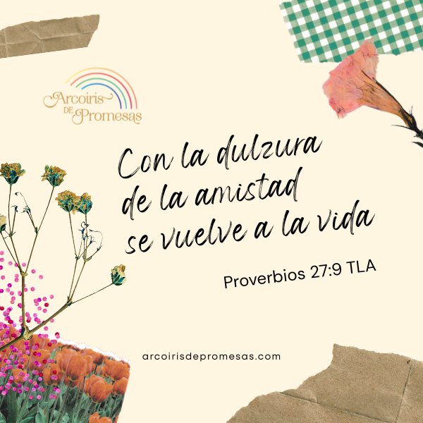 ArcoirisPromesa's tweet photo. #BuenosDías! 🌷
Reflexionemos hoy sobre las amistades sinceras y sobre Jesús, el amigo fiel cuya presencia nunca pierde su dulzura.

Aprendamos a elegir nuestras amistades con la Palabra de Dios.

TOCA EL LINK PARA LEER EL MENSAJE: https://t.co/LkiDDSwmLa
#FelizMartes https://t.co/dh3y5fxZWL