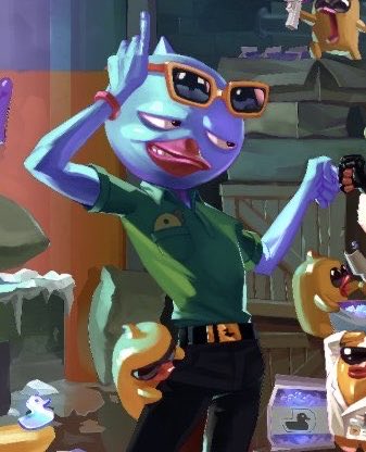Hi_There_How's tweet photo. @Loolo_WRLD I wish they’d actually make cool animal characters instead of whatever this thing is. Knockoff Berdly lookin ahh. This and the Cocomelon looking Squid character we just got both look pretty bad imo. https://t.co/XtvPnrfdXB