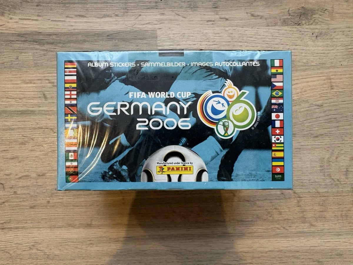 World Cup Germany 2006 Sealed Sticker Box Panini Ends Sat @ 17:00