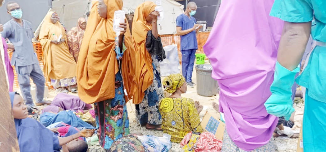 NigeriaStories's tweet photo. 40 people have di£d and 3,000 have been infected following a cholera outbreak in Borno State. https://t.co/opZEgTXASY