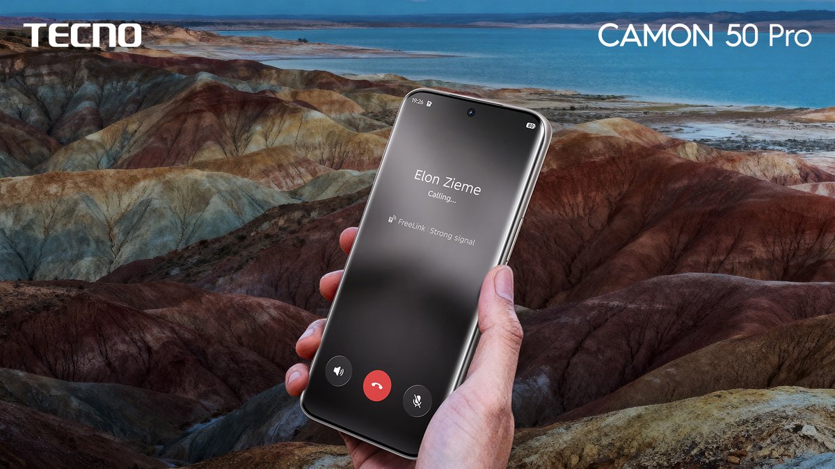 tecnomobile's tweet photo. Strong signal, stronger freedom. 📶 #CAMON50Pro with FreeLink helps strengthen outdoor signal, keeping your day connected and your plans on track. 

#PerfectSnapAnyZoom #TECNOAI https://t.co/WCfSYEVKe5