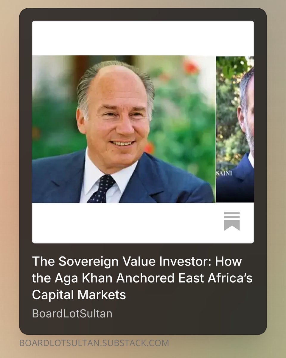 BoardLotSultan's tweet photo. The Aga khan:
2008: PEV paralyzes Kenya. Trucks are stuck at the Mombasa port, unable to cross to Nairobi and Kampala. In Uganda, factories are running out of diesel, threatening a total industrial shutdown. Then, a single phone call is made.🧵👇 https://t.co/PTeHGLkKYX