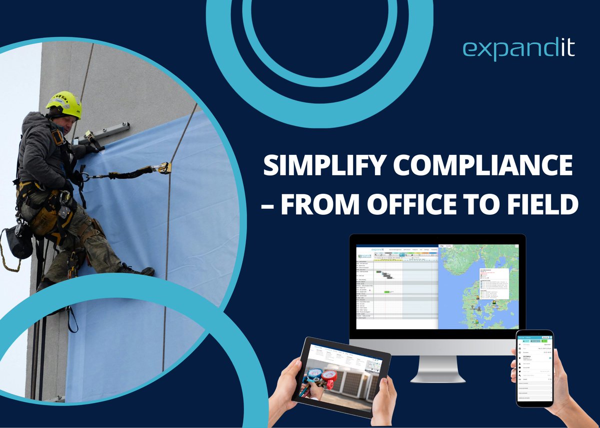 _ExpandIT's tweet photo. Compliance documentation slowing you down? 📋⏱️ 
Discover how to make reporting easy for your field teams - before, during, and after service visits. Streamline compliance from office to field with ExpandIT.

Read more: https://t.co/kJmbnJqaGV

#FieldService #Compliance #ExpandIT https://t.co/2hSeb2nnCR