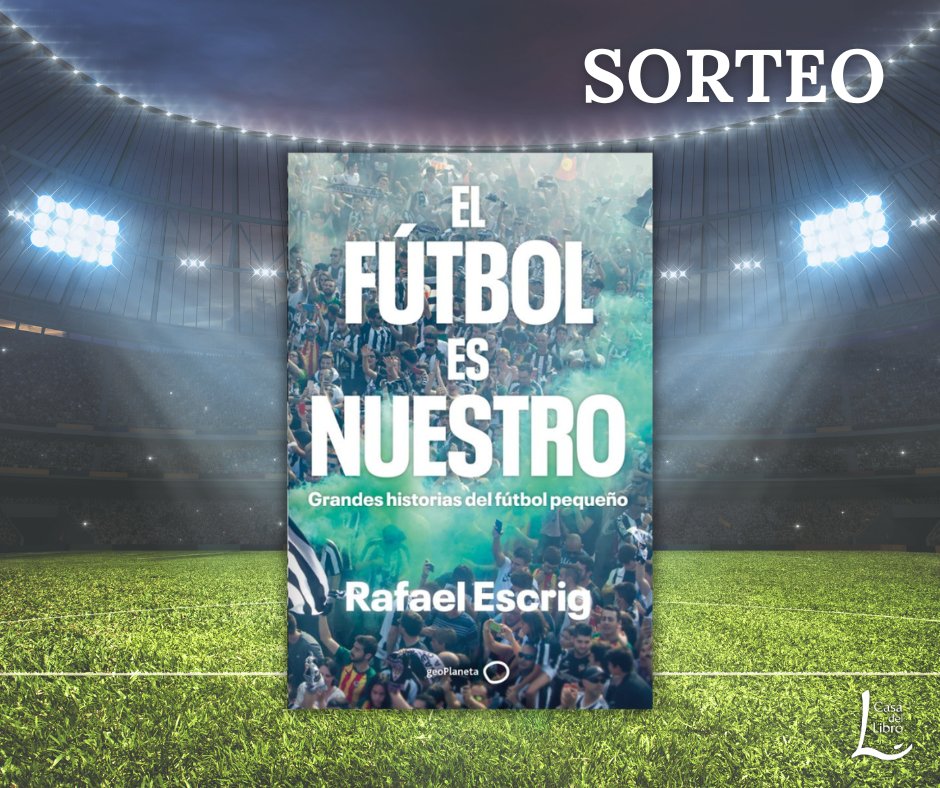 casadellibro's tweet photo. ⚽ SORTEO ⚽

Si eres un fanático del futbol, este sorteo es para ti 👏
Participa y llévate un ejemplar de "El fútbol es nuestro".
👉Siguenos.
👉Haz RT.
👉Dinos el nombre de tu futbolista favorito.

BBLL: https://t.co/mmtKTd0erL https://t.co/UamFJ9eocl