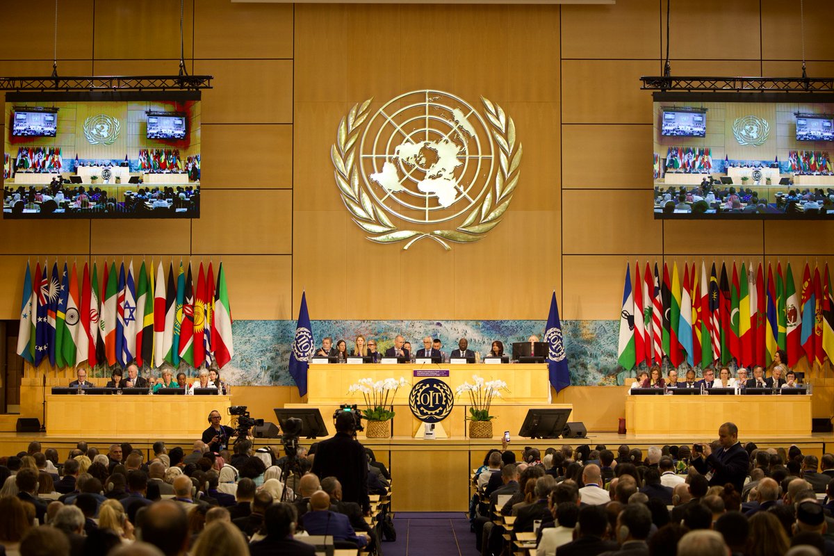 ILOACTRAV's tweet photo. The 114th Session of the International Labour Conference has officially opened in Geneva!

Each year, workers, employers and governments from the ILO’s 187 Member States come together to discuss key issues shaping the world of work and advance social justice.

This year’s Conference opens in a context marked by inequality, technological change, democratic shifts, conflict and uncertainty.

For workers and their organizations, the stakes are high. Across the world, trade unions continue to defend rights, protect workers, support their members and keep democracy alive in the workplace and beyond.

Catelene Passchier, Chairperson of the Workers’ Group, stressed that the role of the ILO must be reinforced to protect workers around the world and respond to the challenges ahead.

The Conference will address several issues of major importance for workers, including decent work in the platform economy, artificial intelligence, gender equality, international labour standards, social dialogue and tripartism.

The ILO’s Bureau for Workers’ Activities stands ready to support workers’ organizations in defending workers’ rights and advancing social justice.