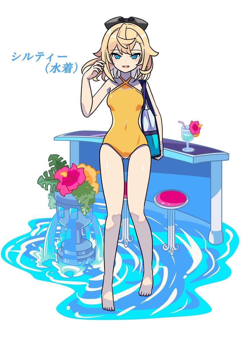 takanabeasami1's tweet photo. 大人シルティーと例の水着 ＃ワーフリ ＃ワーフリファンアート https://t.co/uPveNKyh6V