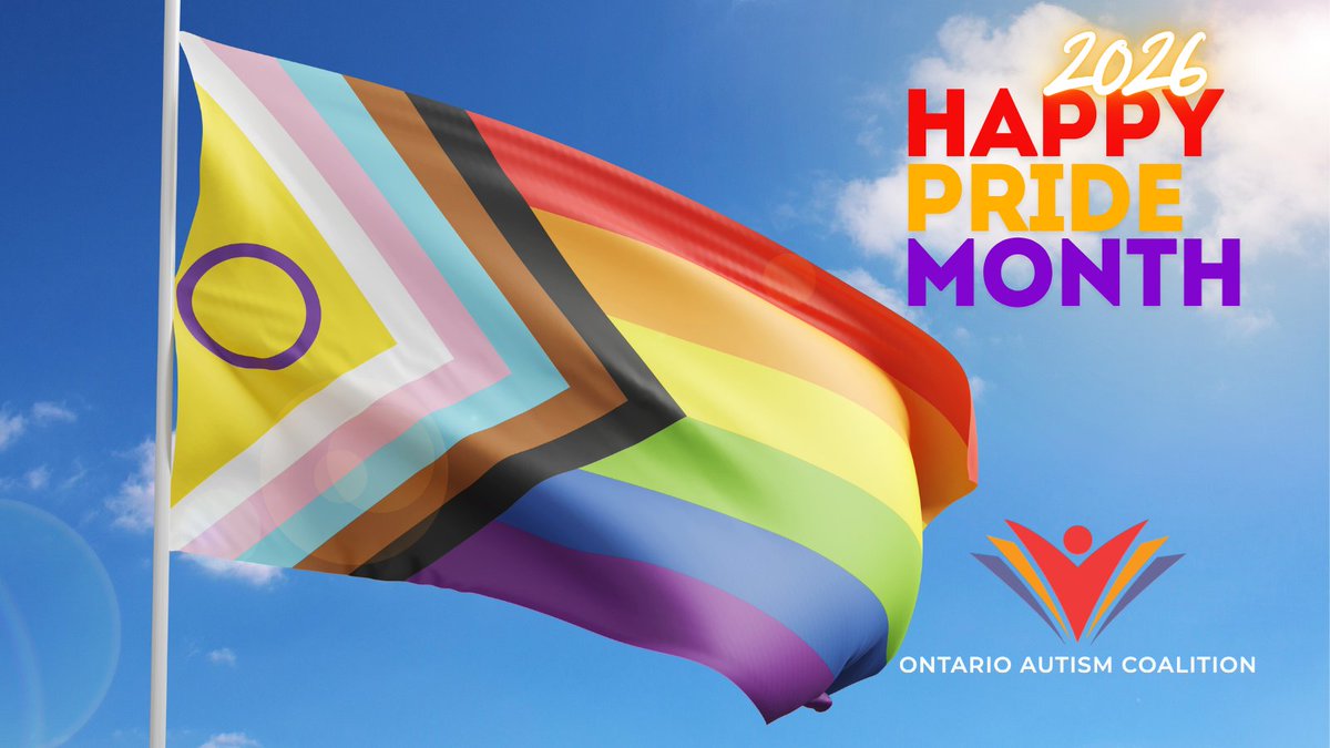 OntAutism's tweet photo. Pride is a reminder that everyone deserves to belong.

For autistic members of the 2SLGBTQIA+ community, inclusion means support, safety, community, &amp; the freedom to be themselves.

We celebrate diversity &amp; stand with those continuing to fight for equality. https://t.co/VzktaqZxFE