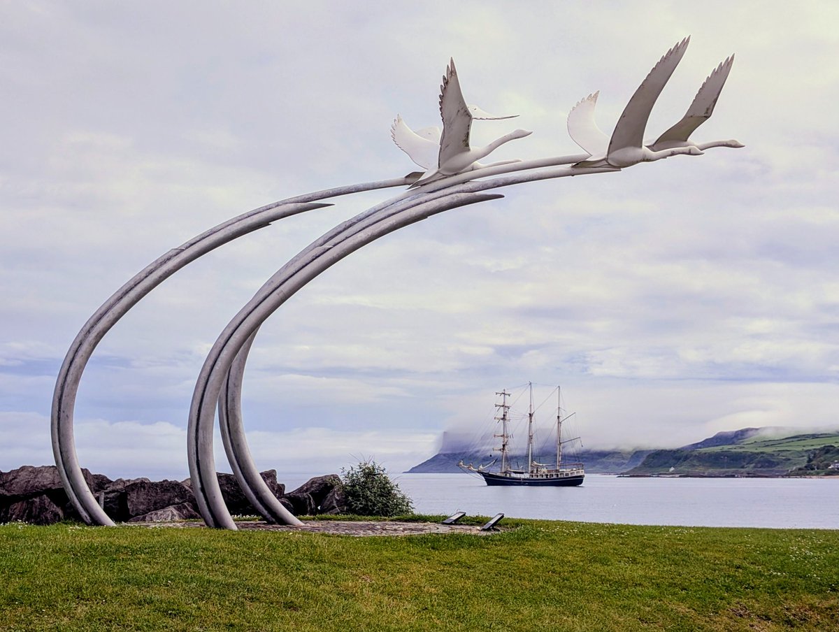 annlizkelly's tweet photo. Tall ship THALASSA and misty Fairhead @bbcniweather @UTVNews @StormHour @deric_tv @R_Faragher @linzilima @bbcweather  @LoveBallymena @WeatherCee  @Louise_utv @WeatherAisling @barrabest @Ailser99 @angie_weather @geoff_maskell @Ali_Totten @organicbotanic https://t.co/2HlRMuzZpN