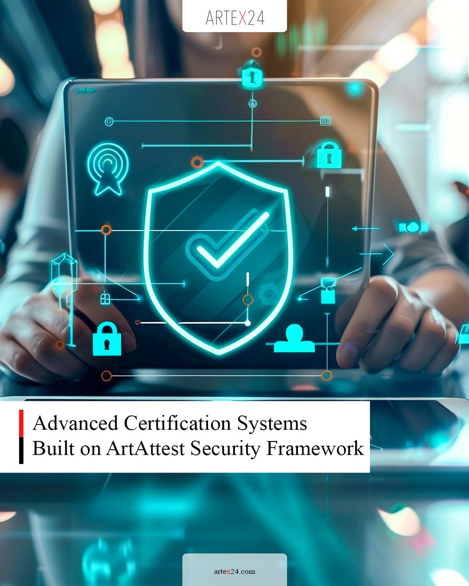 artex24com's tweet photo. Advanced Certification Systems on ArtAttest Security

Advanced certification systems built on the ArtAttest security framework are revolutionizing digital verification with secure, transparent.

https://t.co/jFZmJixr88

#artex24 #alessandrocivati #ArtAttest #Artsecurity #LutinX https://t.co/ddxiv4FdXl