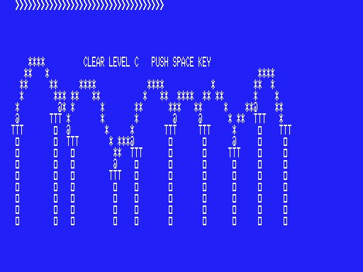 TypeMsx's tweet photo. MSX2「シュン君の大冒険……ウソ」(BEEP掲載)
主人公たいにゃんのジャンプ力と追い風の強さにより跳ぶ高さや幅が変わるプラットフォーマー。
プラットフォームから落ちたら異次元へ飛ばされるらしい。
さあ、全3面をクリアーして たいにゃんを救うのは誰だ。 https://t.co/5Mb6xw483k
