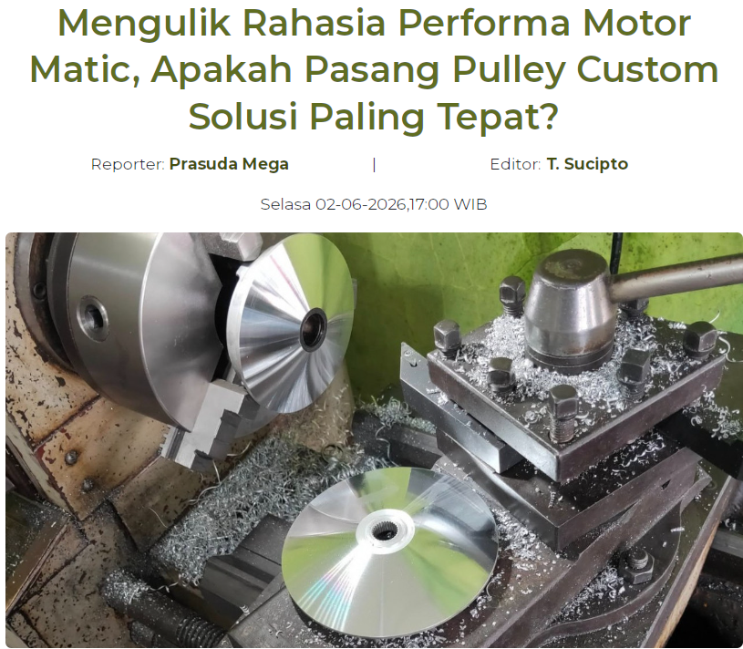 MotorExpertz's tweet photo. Mengulik Rahasia Performa Motor Matic, Apakah Pasang Pulley Custom Solusi Paling Tepat? https://t.co/FM0UqlKRDy https://t.co/ypZUWItavw