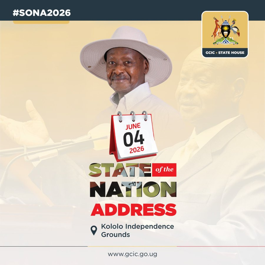 UbcRadiouganda's tweet photo. As President Museveni prepares to deliver the State of the Nation Address on Thursday, what is the one issue you would like him to prioritize in his address to the nation?
#SONA2026
#StateOfTheNationAddress https://t.co/px2v9FNUGo