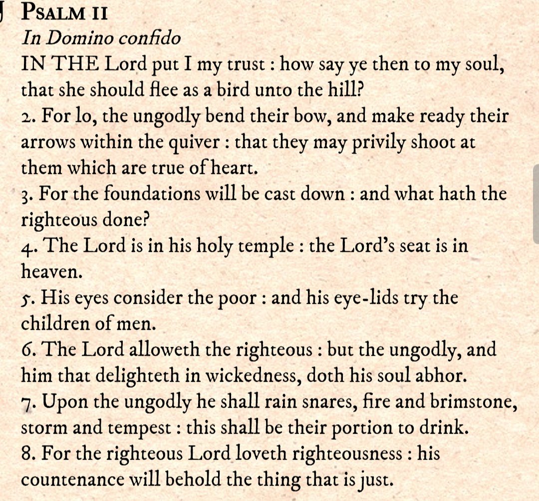 WillPrydain's tweet photo. Psalm 11, courtesy of @ParishPrayer: https://t.co/h2KSLqTuH4 https://t.co/H9mBYQN6kq