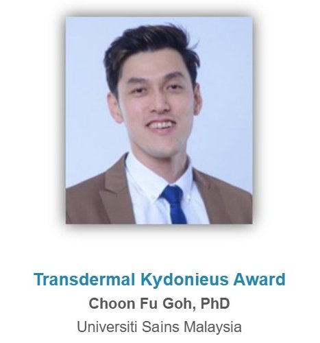gohchoonfu's tweet photo. ✨ I’m still in disbelief and incredibly grateful to have received the prestigious Transdermal Delivery Kydonieus Foundation Award 2026 from the @CRSScience ! 🏆
#transdermaldelivery #skinresearch #CRS #researchexcellence #drugdelivery #pharmaceutics 🏅✨ https://t.co/90D4Semf7B