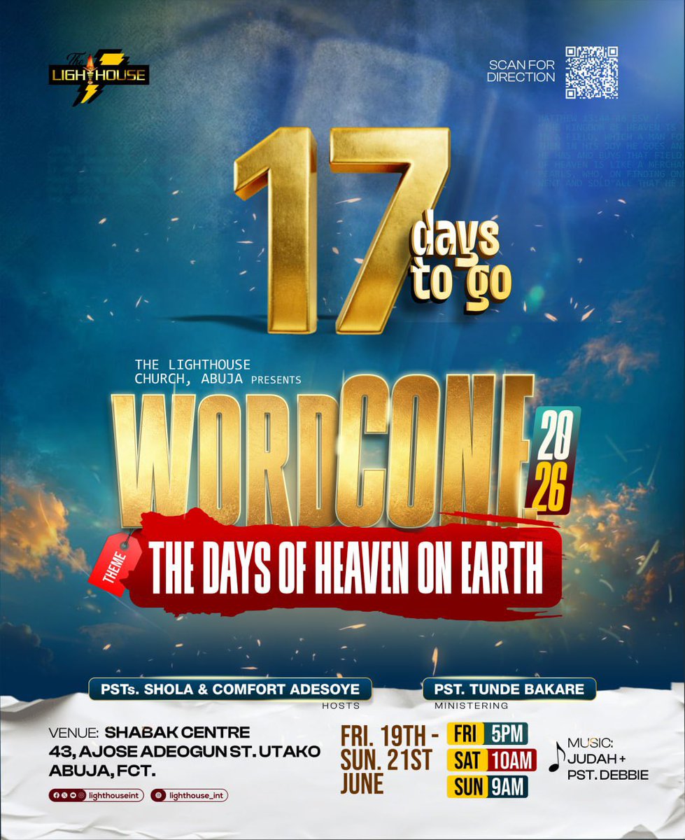 Lighthouseint's tweet photo. It’s 17 Days to go! 
Whose getting ready?
#wordconference #iamlighthouse https://t.co/MxqGtfbiTL