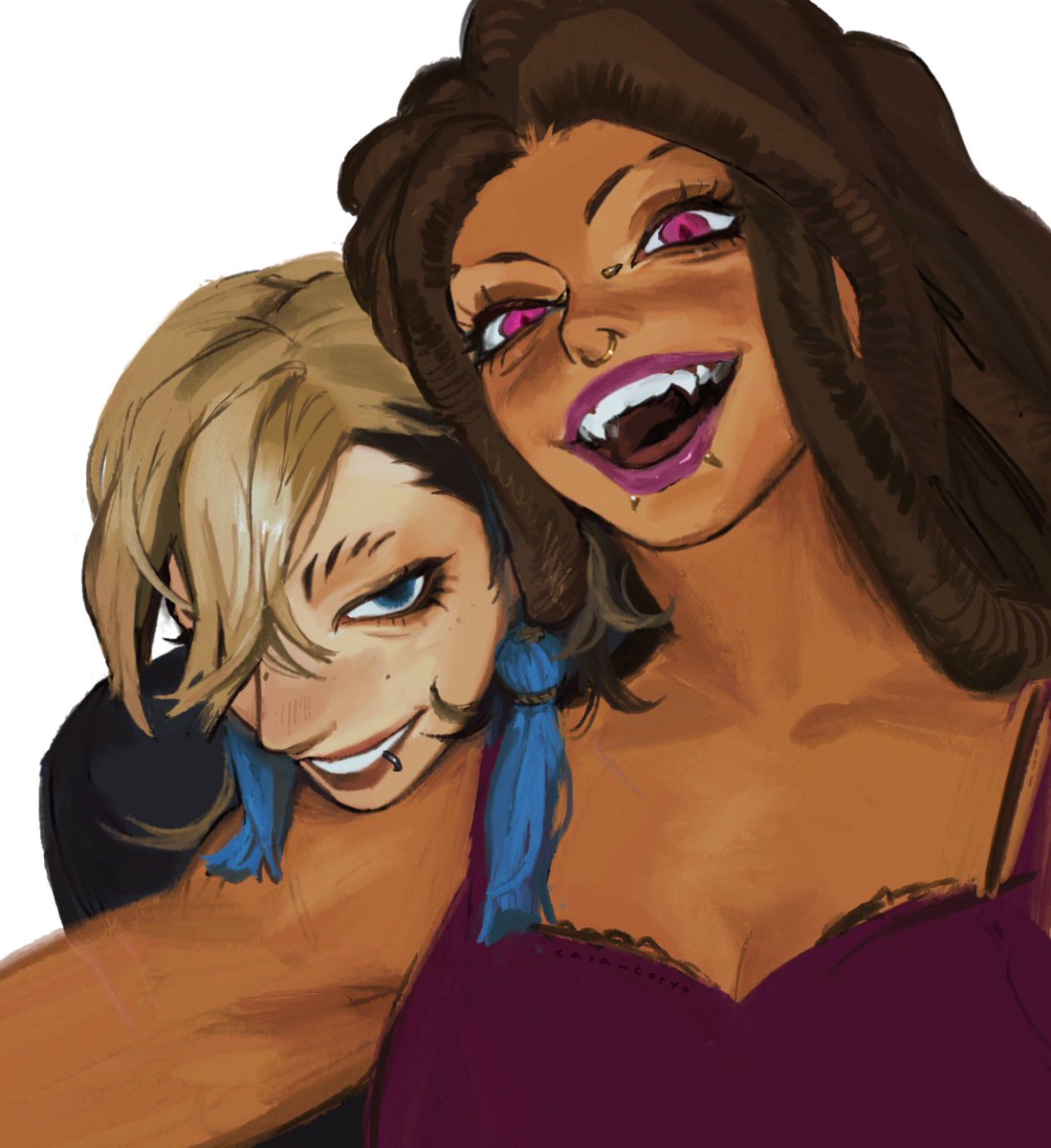 casa_corvo's tweet photo. yuri jankaa!!! 
happy pride month everyone!💖🏳️‍🌈 https://t.co/6WD7bfYG2w
