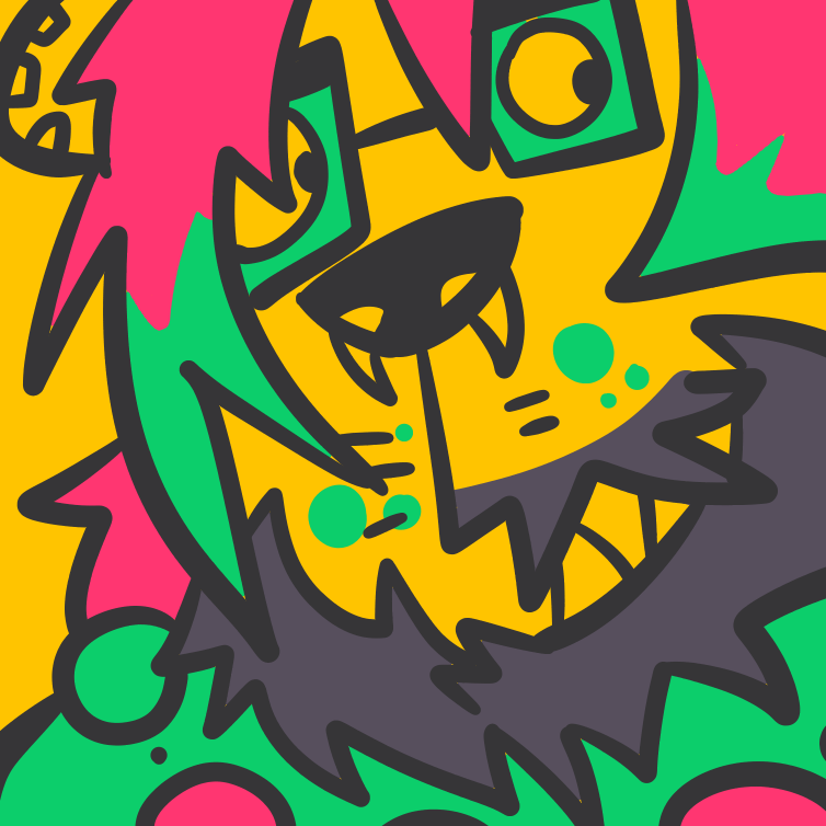 sandglas_'s tweet photo. unique, brightly colored faces https://t.co/GLGe6e550I