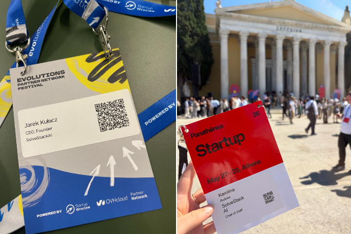SolveStackAI's tweet photo. Just wrapped 2 events in 2 very different hotspots of Europe: EVOLUTIONS in Wrocław and Panathenea in Athens.

There's still a gap to be democratized. Large solutions are being adopted but smaller entrepreneurs innovate at an extreme pace. Founders have a lot to say. https://t.co/Q0bwbVcnA9