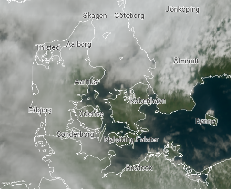 Geteiltes Wetter in Dänemark: Regen im Nordwesten, Sonne im Rest des Landes