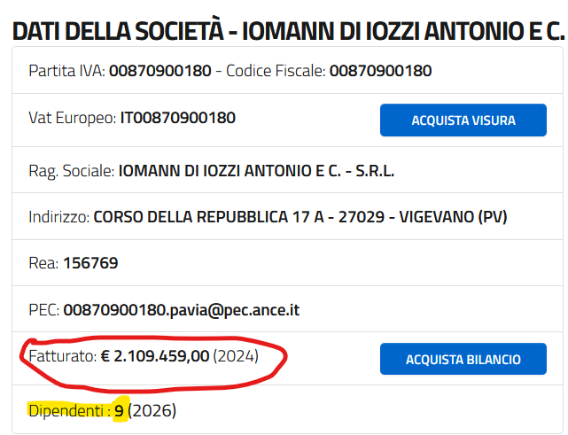 FraTesta73's tweet photo. #Garlasco #Cassese #Pappalardo #Crivellina #Adami #Sempio #Clean #SistemaPavia
Dalle informaizoni riportate nell'articolo di MowMag
https://t.co/cNNaULWE3b
si deduce che Cassese e Pappalardo si conoscevano ed oltre a frequentare la riserva di caccia della zio di Sempio (ora deceduto), è stata contestata la cessione di un camino (come favore) a Scoppetta condannato sempre per CLEAN il cui ex avvocato era Tizzoni.
Gennaro Cassese, è presidente della società Ioman di Antonio Iozza (Codice ATECO: 41.00.00 Costruzione di edifici residenziali e non residenziali) di oltre 2 milioni di euro di fatturato annui. E' specializzata nella messa in opera di grandi metratire di pavimentazioni, come quelle dei centri commerciali.
Fondata negli anni ’60 come impresa familiare e costituita formalmente come S.r.l. il 12 novembre 1981. Si è specializzata inizialmente nella produzione e posa di grandi pavimentazioni industriali e civili (con marchi storici come Duromant e Eurogranit). Successivamente ha ampliato il campo a ristrutturazioni complete, nuove costruzioni, restyling di negozi e gallerie commerciali, offrendo servizi “chiavi in mano”.
Nella sentenza contro Maurizio Pappalardo nelle inchieste CLEAN, alla stessa società viene contestata la cessione di un camino in favore del maresciallo Scoppetta.
Francesco Marchetto nella SIT di luglio 2025, racconta che Gennaro Cassese si sarebbe incontrato proprio in cascina Crivellina con lo “zio ricchissimo” di Andrea Sempio, Amilcare Adami (ex marito della zia di Andrea, Silvia, che fece l'assegno da 30.000 eur) e l’allora maresciallo Maurizio Pappalardo, indagato nell’inchiesta della procura di Brescia sul “sistema Pavia” (sul suo cellulare sono state rinvenute foto del fascicolo d’indagine del 2016-2017 su Andrea Sempio). La cascina Crivellina era frequetata anche dall’allora Procuratore di Vigevano Alfonso Lauro.